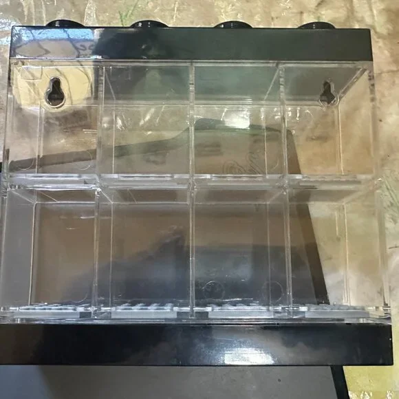 LEGO Mini Figure Display Case Black Lego Minifig Display Case Holds 8 Figures - Picture 2 of 8